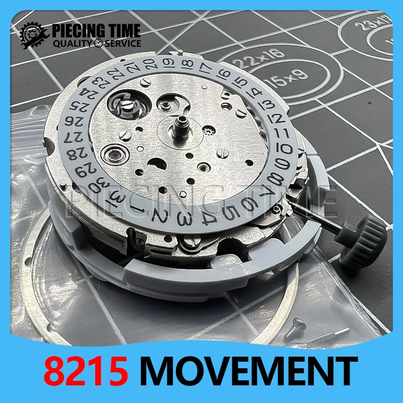 New 8215 Watch Movement Automatic Mechanical 21 Jewels Date Window Repair Tool Parts Replacement Watch Accessories