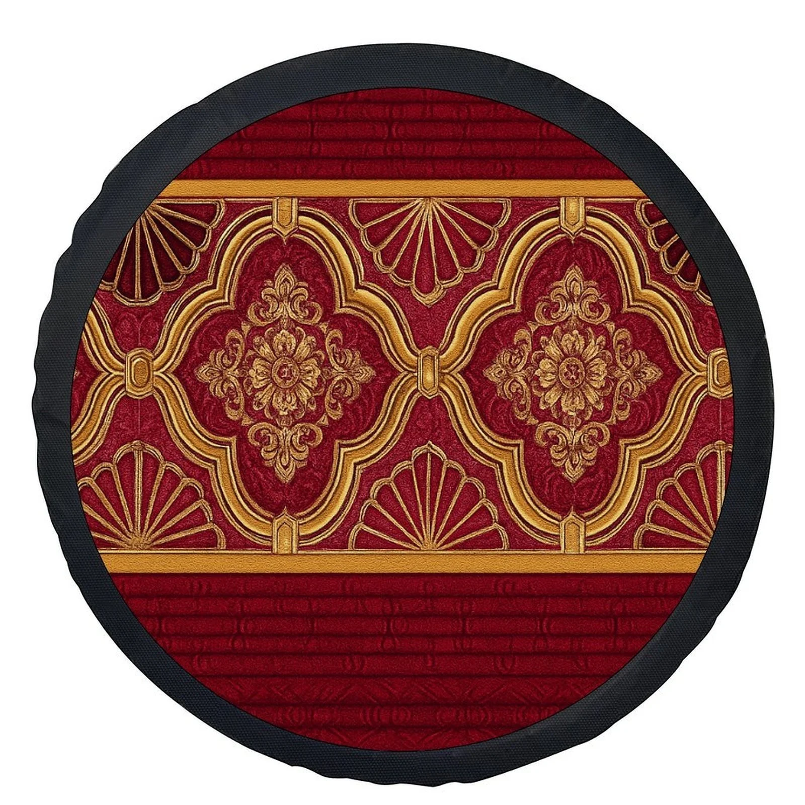 1pc Abstract Ethnic Pattern Themed Tire Cover Wheel Cover, Trendy Wheel Cover Tire Cover Wheel Protection Cover, Suitable For M