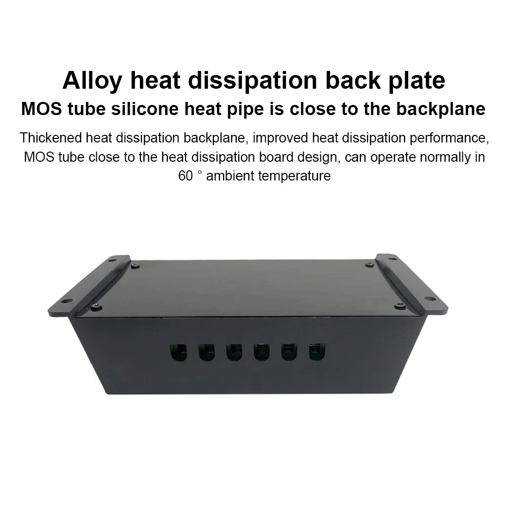 Solar Charge Controller 10A 20A 30A 40A 50A 60A 70A 80A 90A 100A Solar Panel Controller Dual USB Ports Large Screen LCD Display