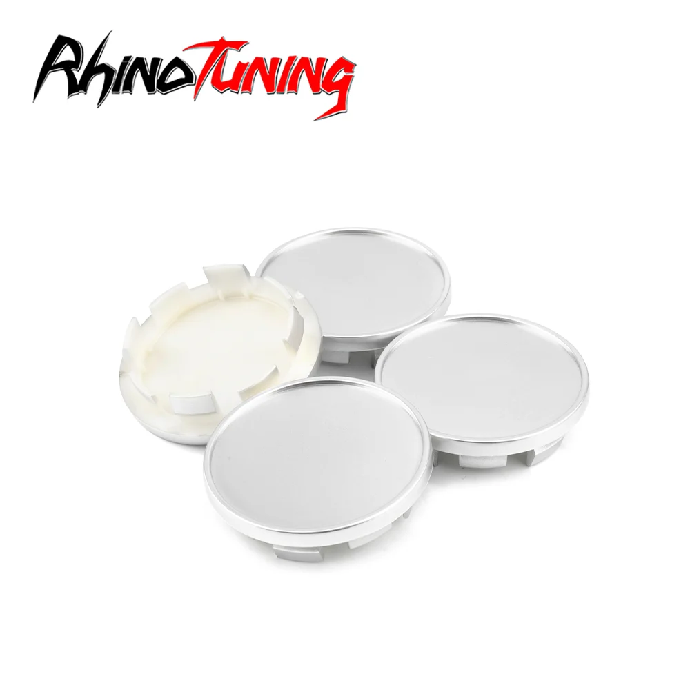 

Rhino Tuning 1pc/4pcs 66mm(2.6in)(+ -1mm)/55.5mm(2.19in)(+ -1mm) Center Caps for Alloy Wheels Car Hub Cap Interior Accessories