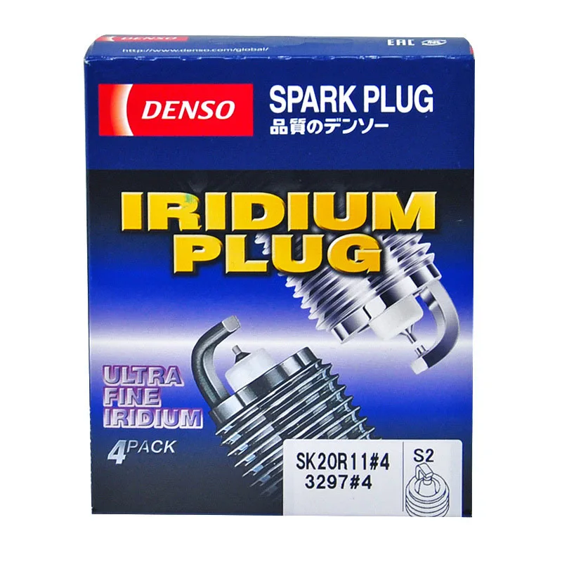 

4 шт. Свеча зажигания DENSO 3297 SK20R11 Свеча для TOYOTA CAMRY COROLLA HARRIER HIGHLANDER HILUX PREVIA RAV 4 LEXUS ES GS430 IS200
