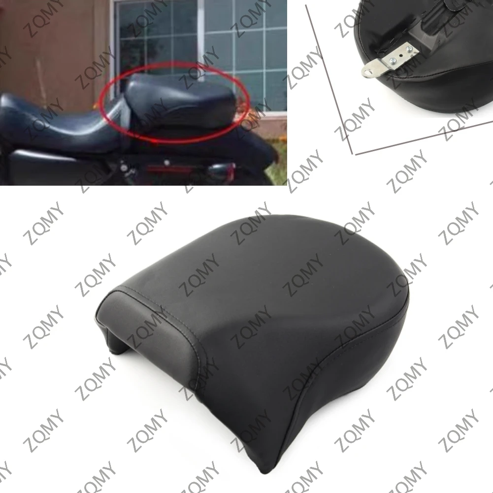 

Motorbike Rear Passenger Seat Cushions Pillion Cover For Harley Softail Fat Boy FLSTF 2007 2008 2009 2010 2011 2012 2013