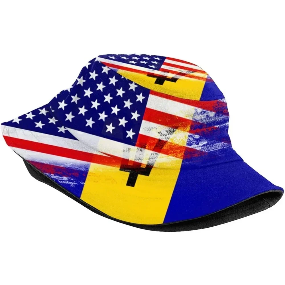 Barbados Flag Fisherman Cap Hip Hop Gorras Summer Unisex Printing Bucket Hat Outdoor Gardening Beach Camping Hiking Fishing Caps