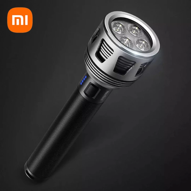 Xiaomi Nextool 10000mAh Rechargeable Flashlight 3600lm 450m 5 Modes IPX7 Waterproof LED Light USB C Rechargeable Flash Lights