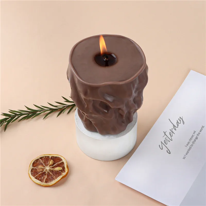 New Tree Stump Candle Silicone Mold For Festive And Romantic Decoration Gypsum form Homemade Handicraft Gift Making Kitchen Tool