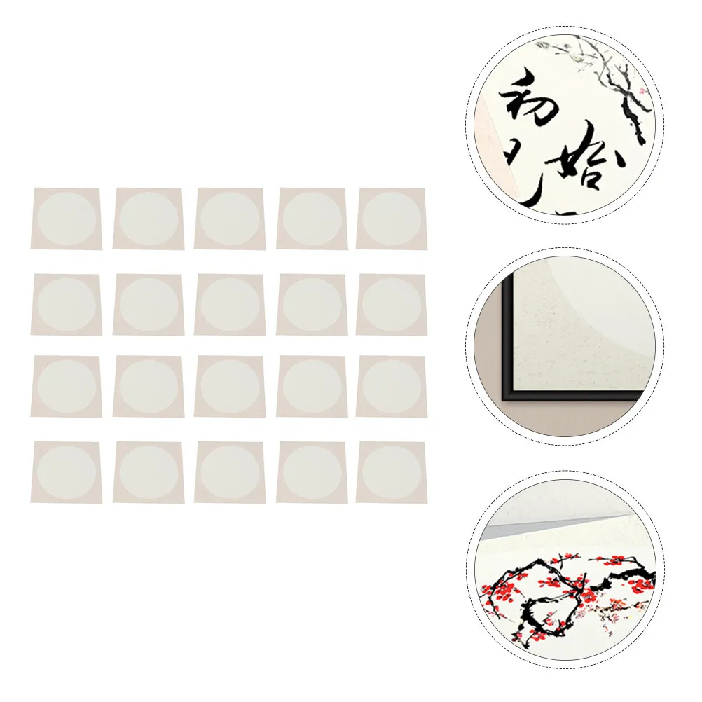 20-sheets-chinese-fan-surface-thickened-xuan-paper-for-art-painting-blank-rice-papers-suitable-for-chinese-painting-practice