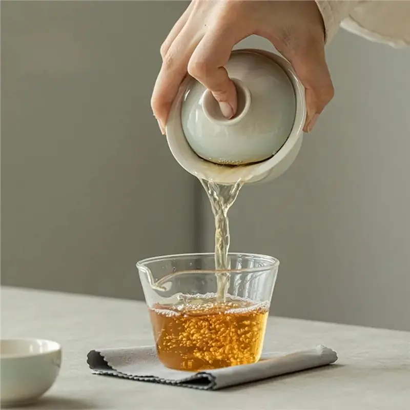 【OFF-SHELF】Stunning Colors Handmade Smudge Portable Teaware Set Including Teapot, Tea Maker, Outdoor Cups& Storage Bag For Picni