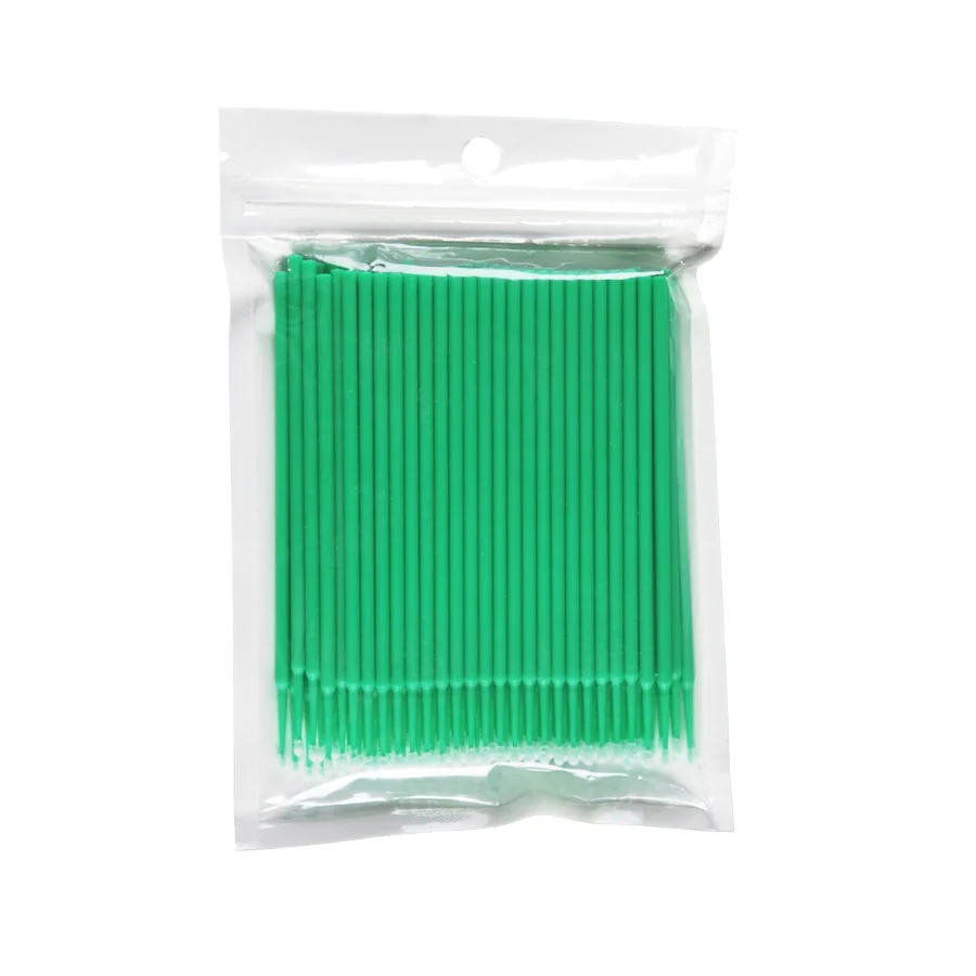 200pcs Cotton Swabs High Quality Lash Removing Swab Disposable Ultra-small Cotton Swab Micro Brush For Eyelash Extension Makeup