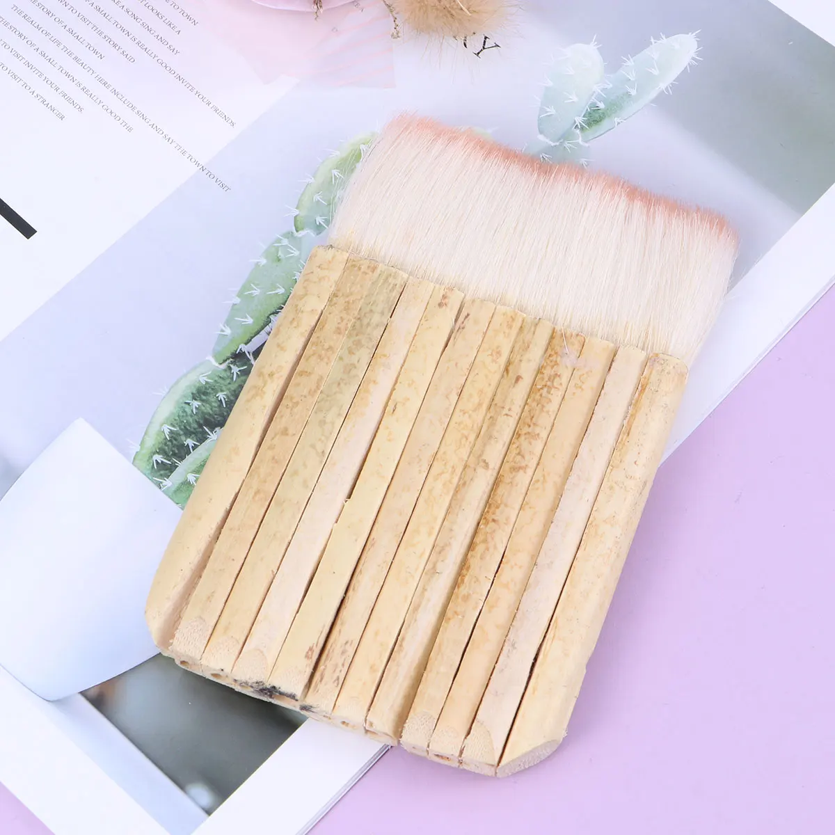 

1pc Wide For Oil Chinese Acrylic Painting Wide Multi Rows Tube Tips Wool Tip Pen Art Brush Chinese Brush Pen