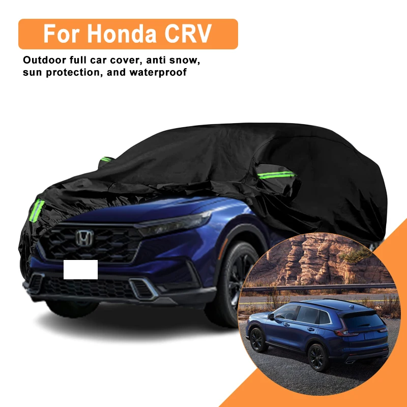 

Полное покрытие для автомобиля Honda CRV — уличный водонепроницаемый снегозащитный солнцезащитный козырек, зимние и летние всепогодные аксессуары для автозащиты