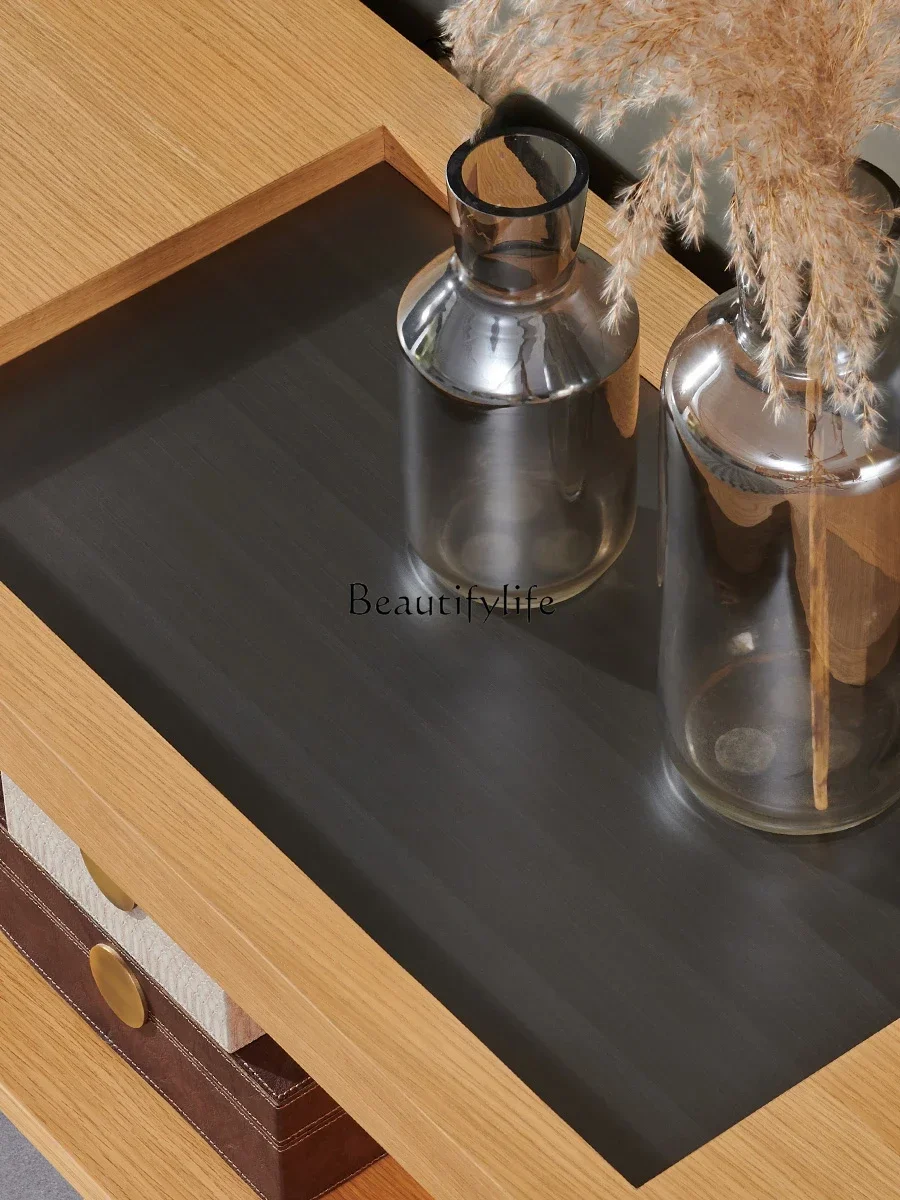 Coffee table TV cabinet, living room, advanced sense, modern simple suspension household integrated wall TV cabinet