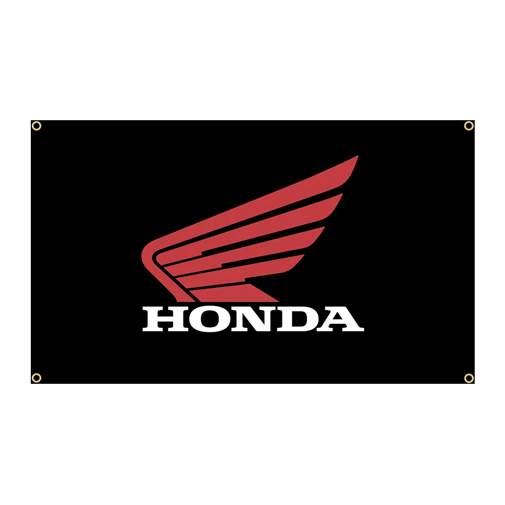 90x150cm HONDAS Red Wings Flag Polyester Printed Car Game Banner Garage or Outdoor For Decoration