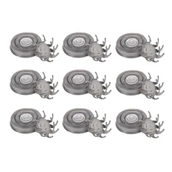 Afeitadora eléctrica de 9 piezas, cuchillas de repuesto, recortadora Nasal, máquina de afeitar eléctrica