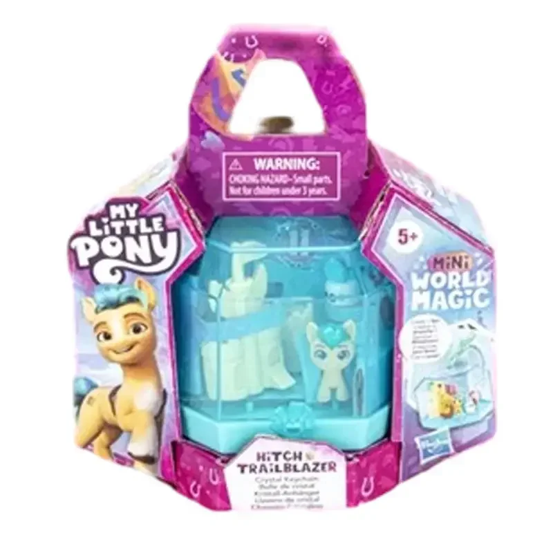 Hasbro My Little Pony Izzy Moonbow Hitch Trailblazer Pipp Petals Mini Cute Characters Keychains Gifts for Playing House