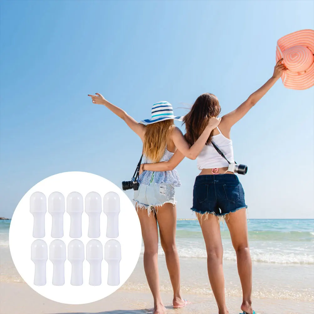 

15Pcs Plastic Roller Ball Bottles Refillable Essential Oil Storage Containers Leakproof Portable Oil Roll-on Roller Bottle