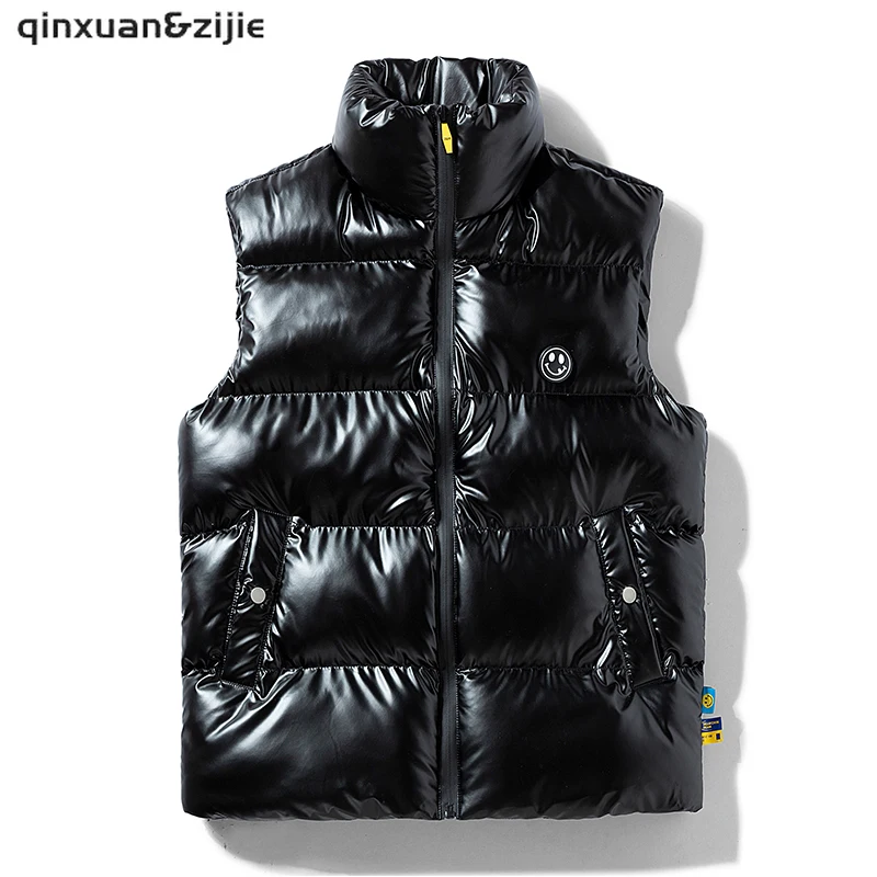 Casual Mens Jacket Sleeveless Vest  Thicken Waistcoat For Men Thermal Soft Vests Down Coats Male Cotton Winter Men\'s Vest  8XL