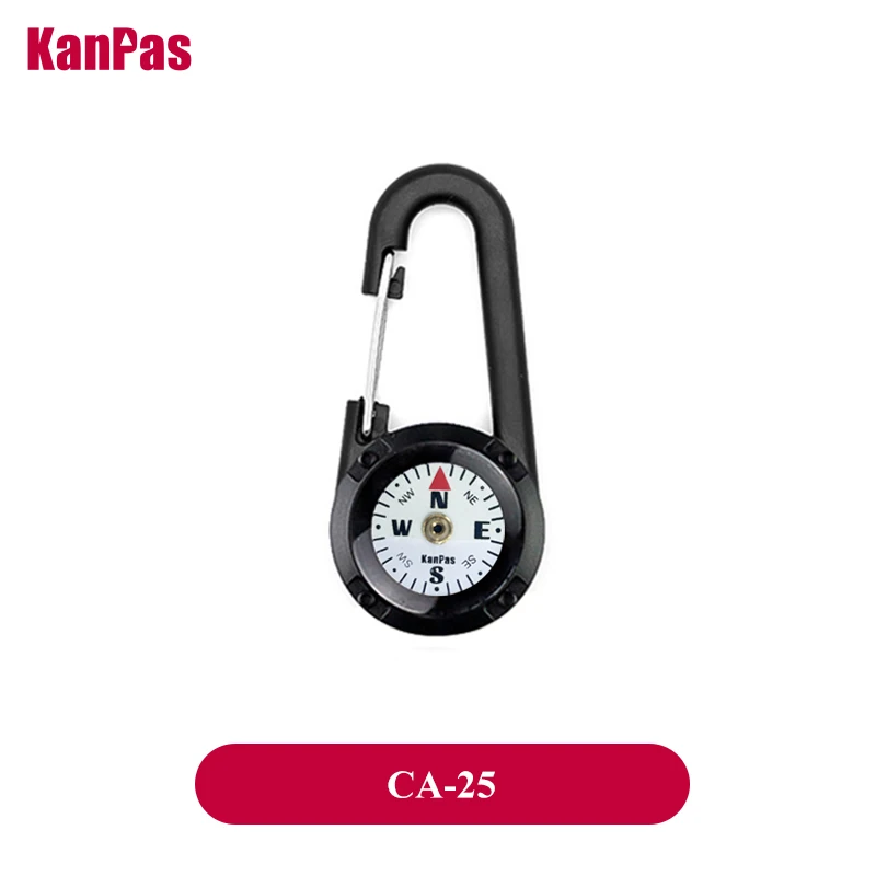 KANPAS small size hands-free carabiner style compass / CA-25/CA-25 Luminous version