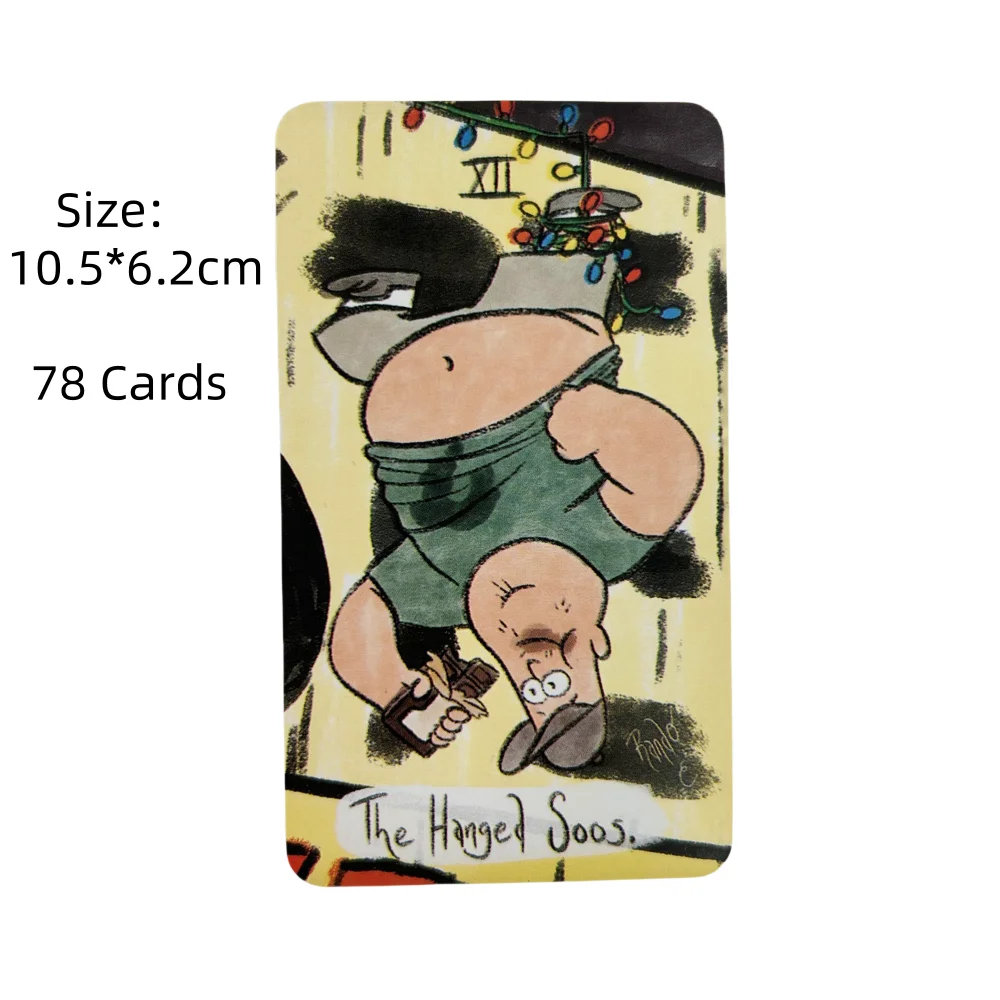 The Mystery Tarot Cards A 78 Deck Gravity Falls Inspired 78 Card Deck English Version Board Game Cards