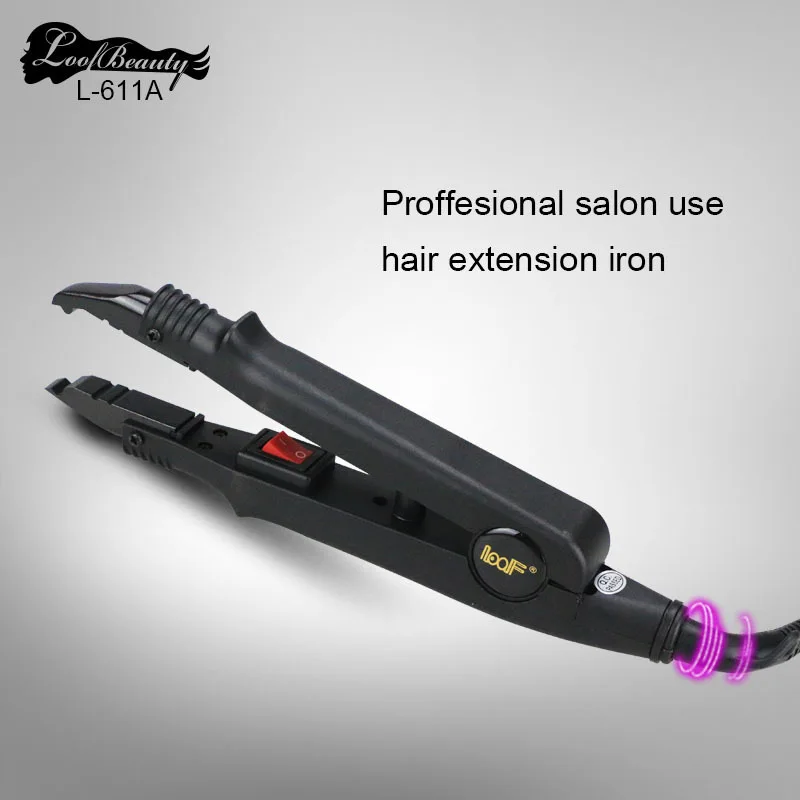 constant temperature Hair Iron Hair extensions tongs salon hair extension tools hair connectors Tongs for hair extensions set