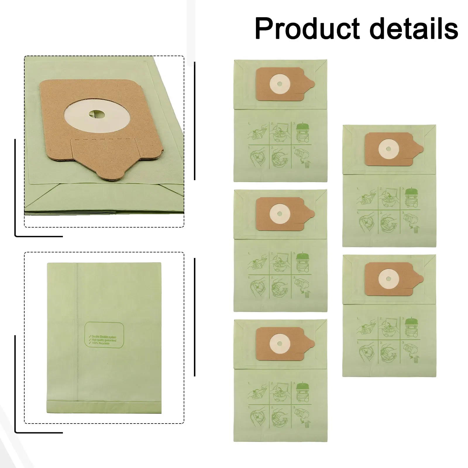 For Numatic For Henry NVM1CH and HVR20011 Vacuum Cleaner Dust Bag Set Choose Between Packs of 5 or 10 for Convenient Use