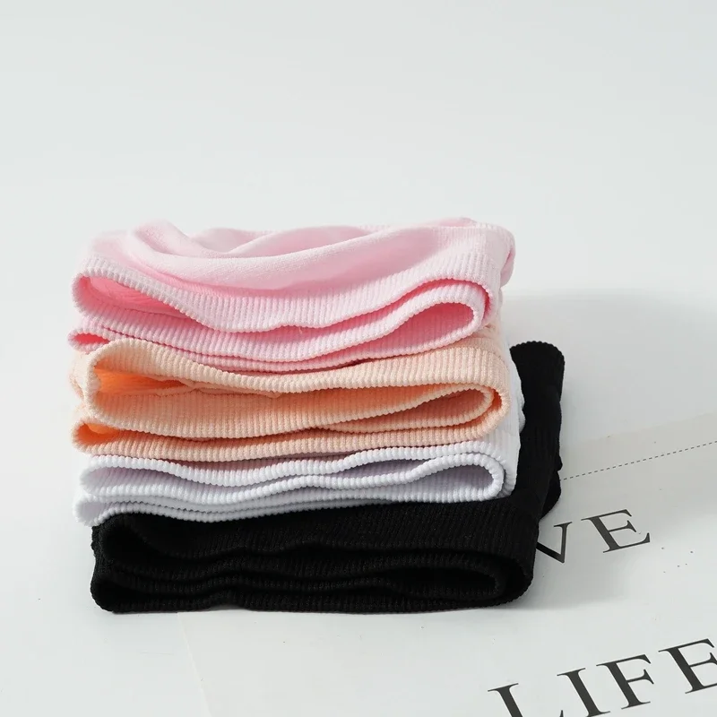 Women‘s Summer Breathable Strapless Crop Top Invisible Chest Wraps Tube Tops Soft Comfort Bra Intimate Hollow Out Brassiere image 4