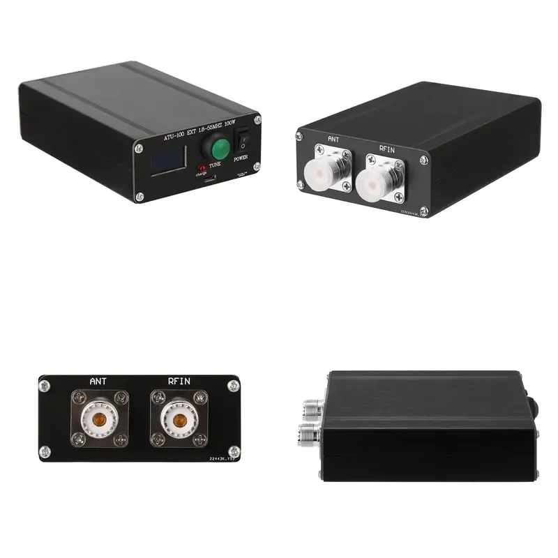 ATU-100 EXT 1.8-55MHz 100W Automatic Open Source Shortwave Automatic Antenna Tuner with Metal Housing Assembled
