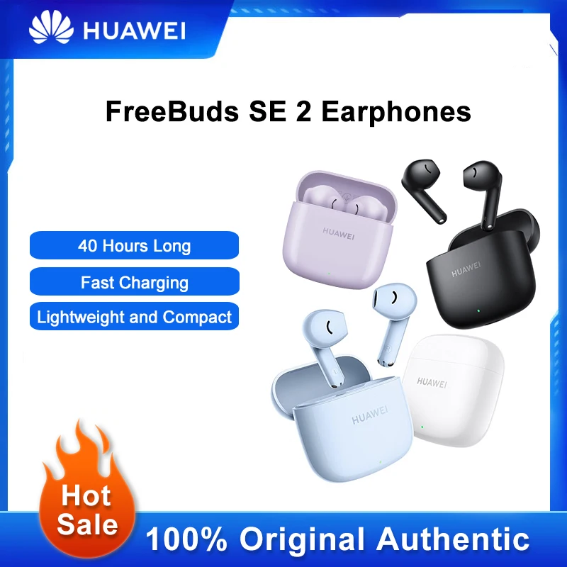 

Huawei FreeBuds SE 2 Bluetooth Earphones Touch Control Stereo Sport Headset Noise Reduction Wireless Headphones With Mic