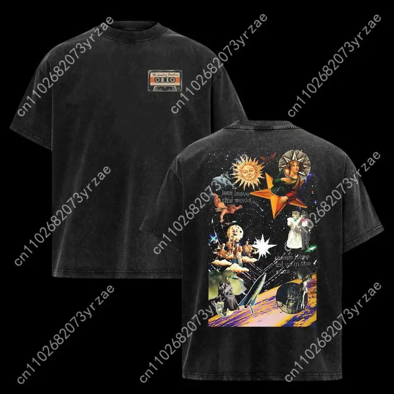 تي شيرت كلاسيكي من The Smashing Pumpkins Mellon Collie للرجال والنساء عالي الجودة من القطن بأكمام قصيرة ملابس علوية ناعمة قابلة للتنفس #1