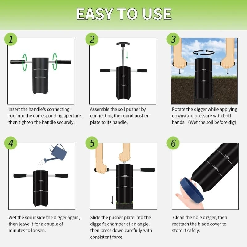 Y5GD Pack of 1 Cheap Golfing Hole Cutter Professional Alternative Transportable Plan