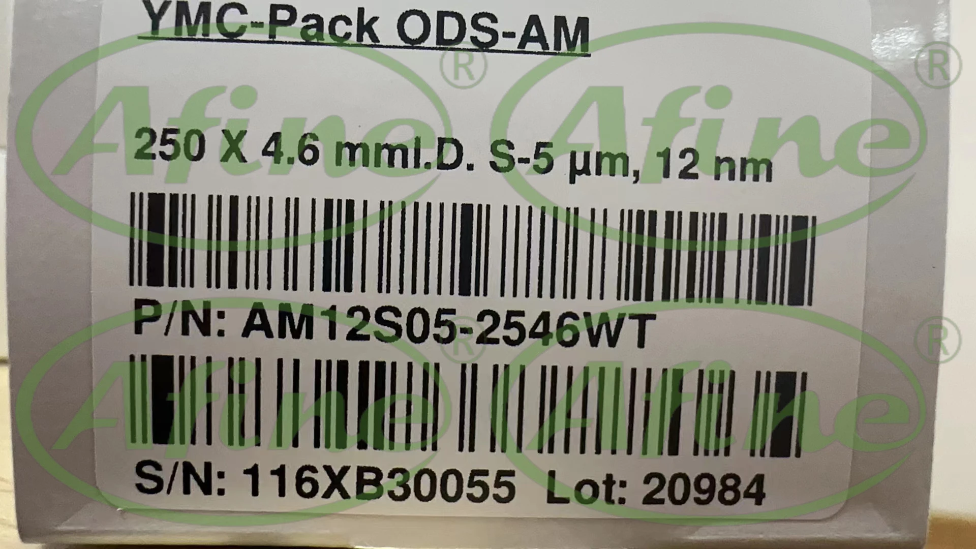 

AFINE YMC (AM12S05-2546WT), PACK ODS-AM HPLC Column, 12 nm, S-5 µm, 250 x 4.6 mm