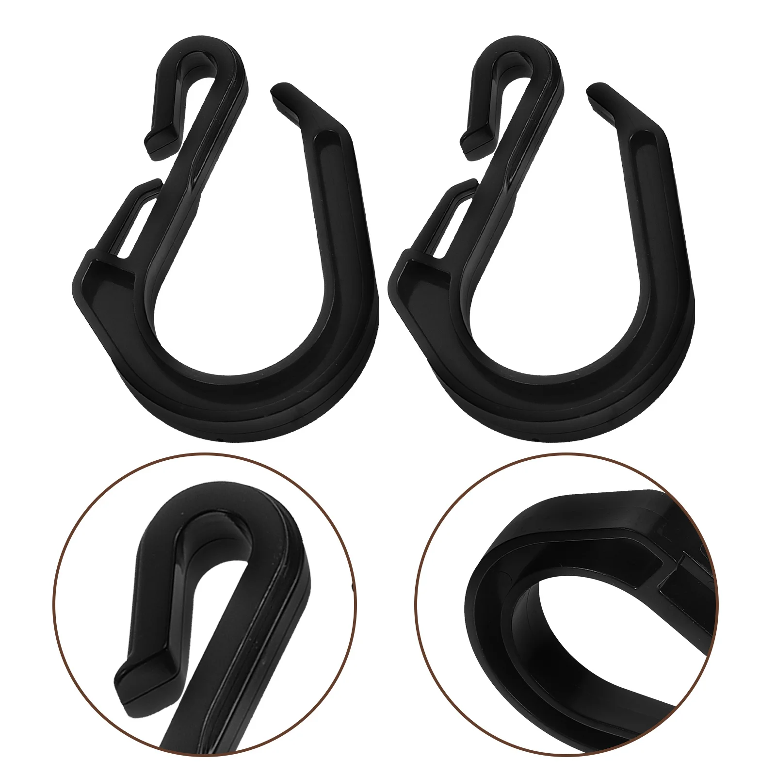 

10Pcs Universal Car Trunk Hooks Durable S Shaped Hangers for Bags Luggage Travel Storage Organizer Car Hangers for Seat