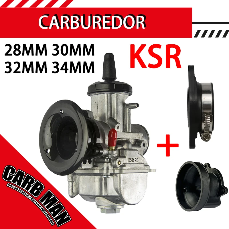 

KSR 28 30 32 34mm Universal For KOSO KSR EVO 4T Carburetor Assy For HONDA YAMAHARM YZF Evolution Motorcycle Carb