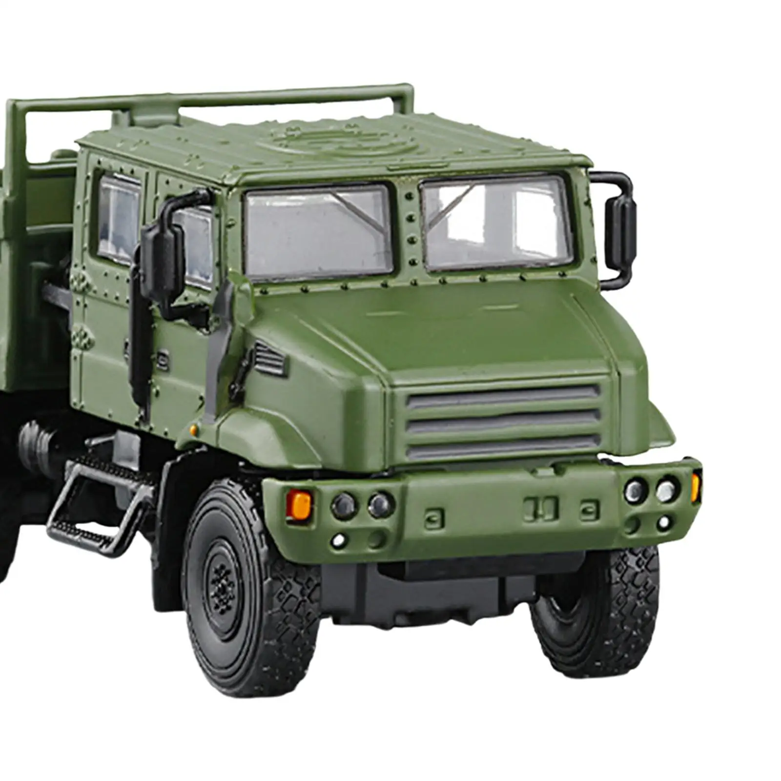 Diecast Car 6 Wheel Alloy 1:64 Scale Transport Trucks Armored Car Carrier