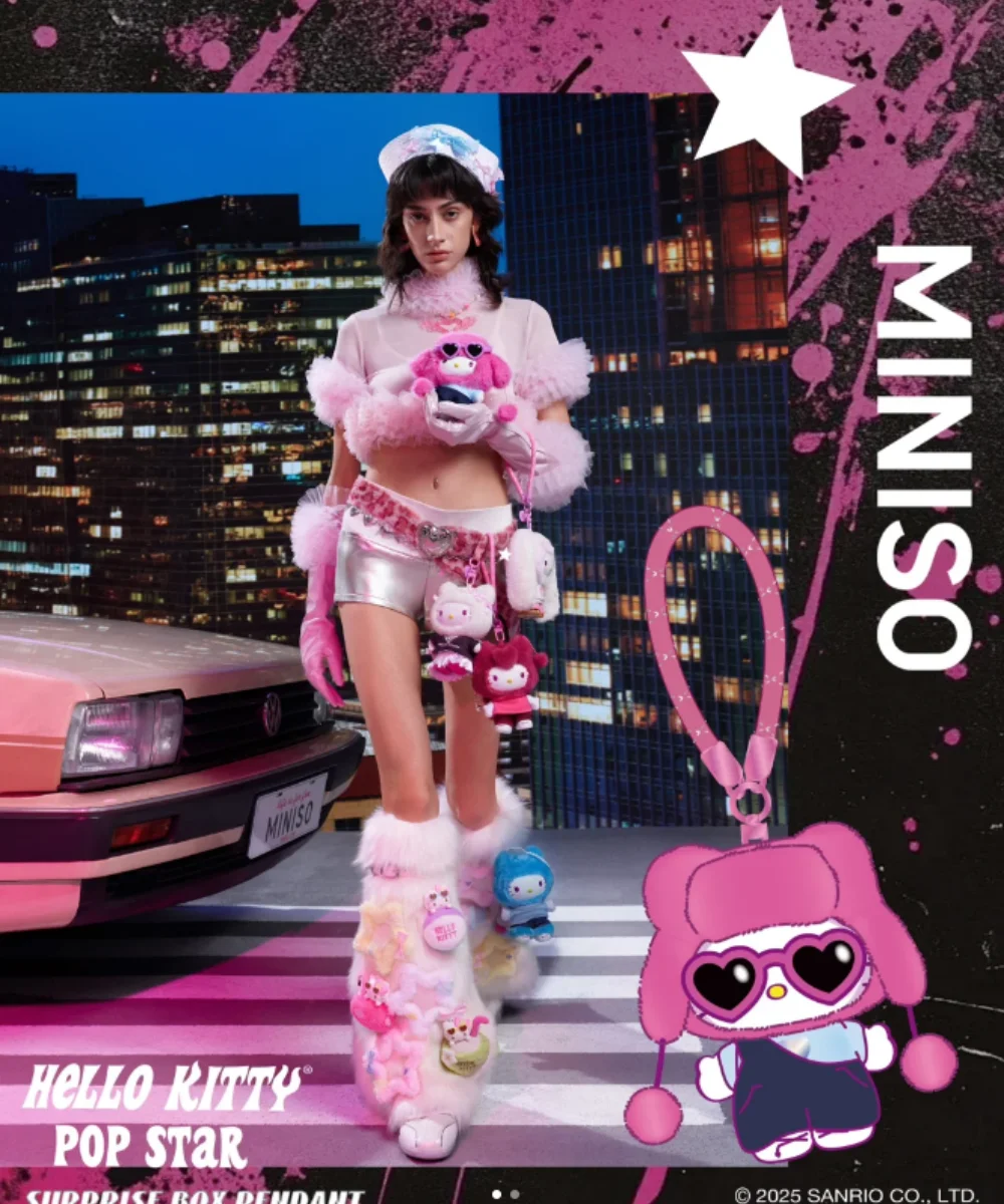 Caja ciega de Hello Kitty, figura de gato bonita, muñeco de vinilo de peluche de HelloKitty, caja misteriosa, figuras de Anime, modelo de colección de dibujos animados, juguete