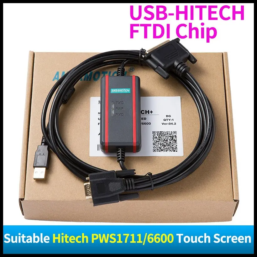 

CNC Модернизированный кабель USB-HITECH кабель программирования подходит Hitech PWS1711 6600 5610 6500 сенсорный экран USB-1711/6600 PLC