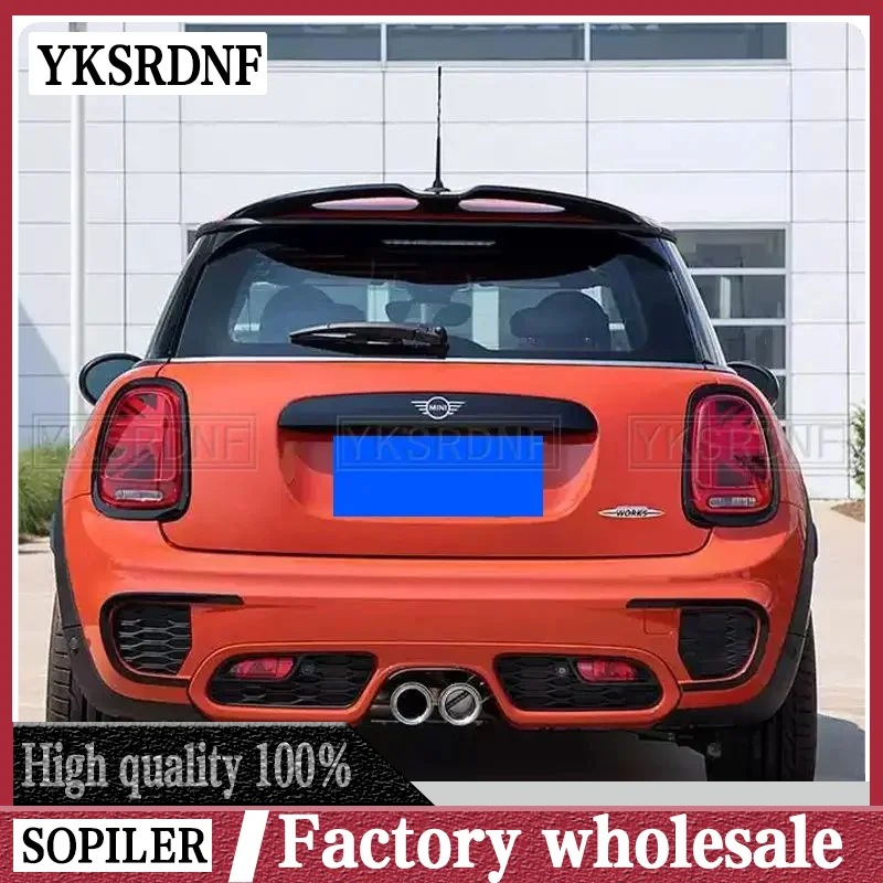 For MINI Cooper S 2.0T F56 F55 S JCW Spoiler High Quality FRP UNPAINTED / REAL CARBON FIBER 2013-2020