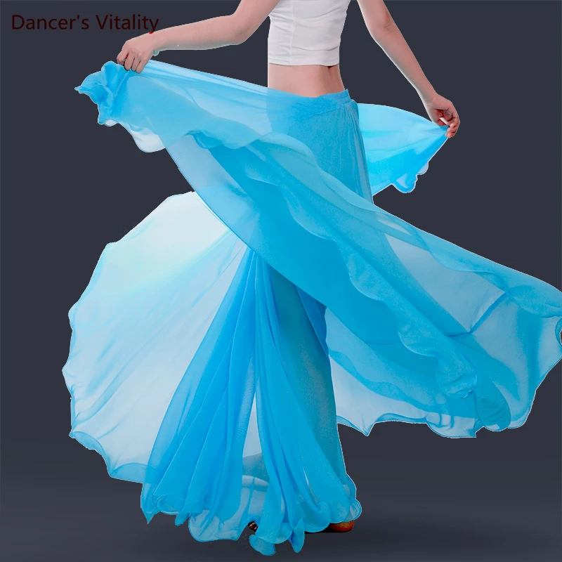 Belly Dancer Costume for Women Belly Dance 720 Degree Chiffon Skirt Female Oriental Dance Clothing Bellydance Skirt Girl Outfit