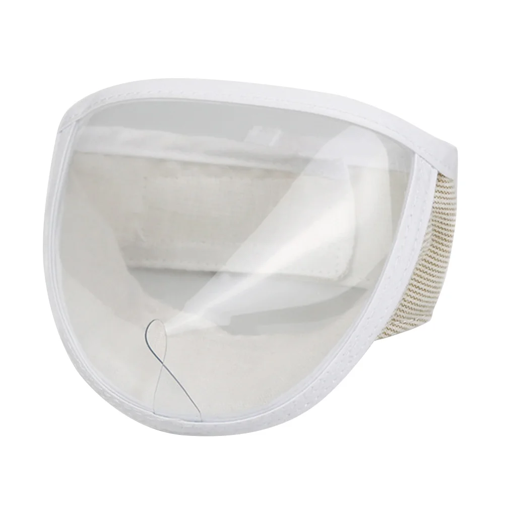 

Transparent Cat Muzzle Breathable Plastic Pet Mask for Grooming Durable Anti Biting Kitten Head Cover Portable Household