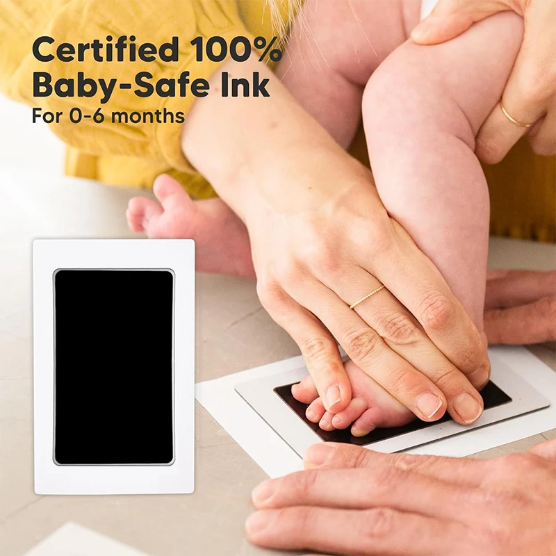 Clean Touch Pad For Pet Handprints And Footprints Inkless Infant Hand & Foot Stamp Safe For Babies Doesn’t Touch Skin