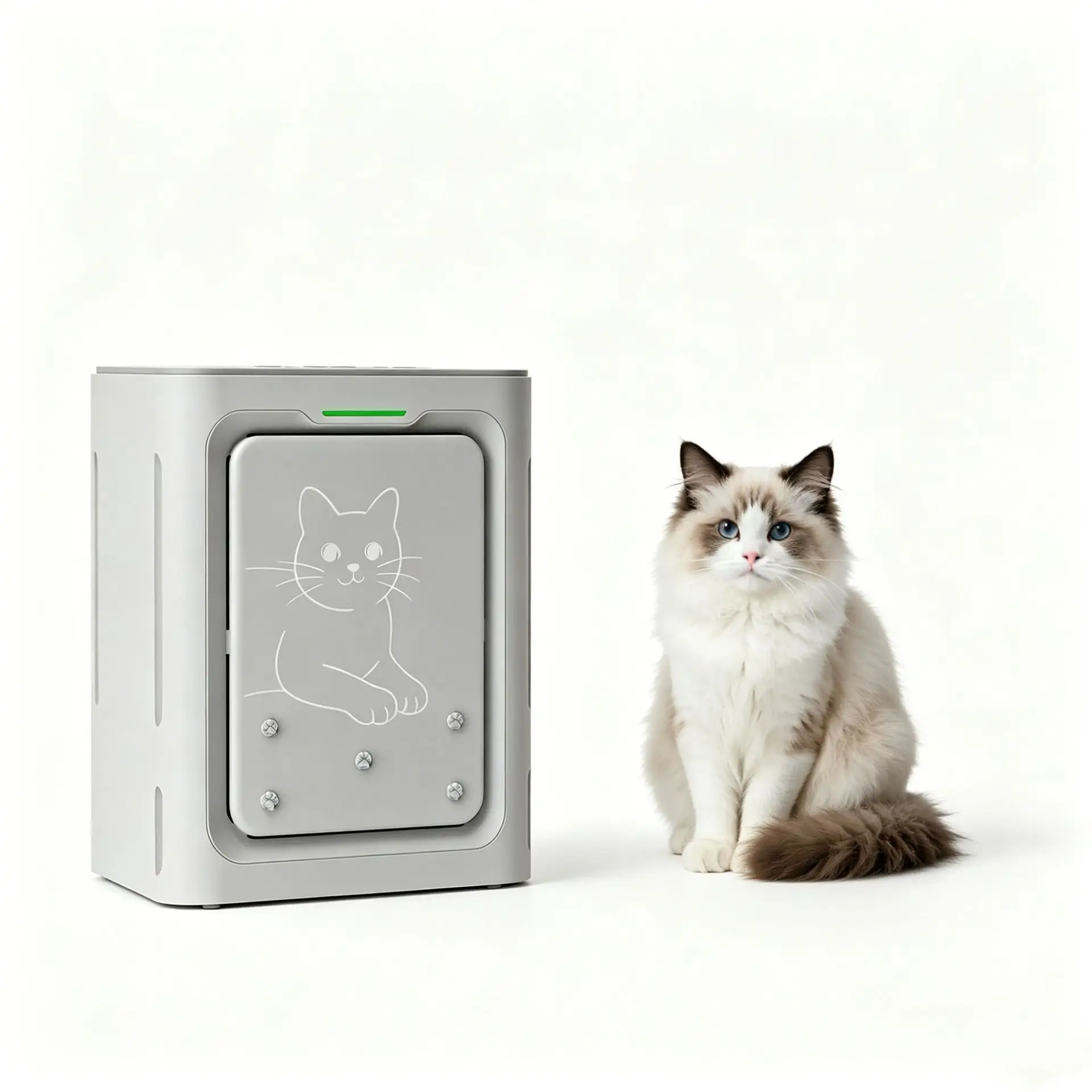 Pet Hair Air Purifier with Strong Suction, Floating Fur & Pet Dander Remover for Cats & Dogs, Home Bedroom Air Freshener