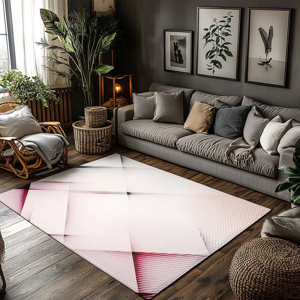 

Tuniu геометрический современный коврик Нескользящий ковер для гостиной для домашнего декора