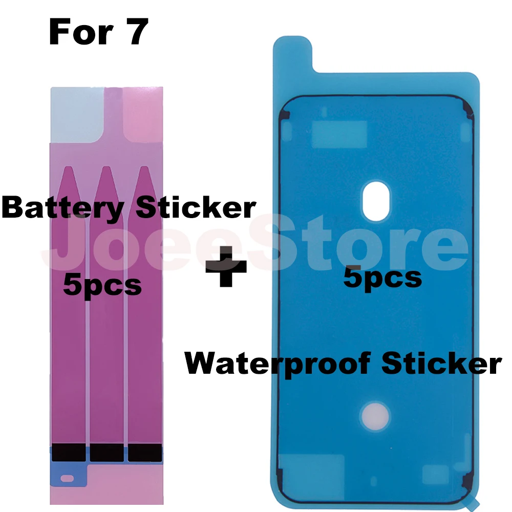 5set Waterproof Battery Adhesive For iphone 15 14 13 12 11 Pro Max Mini X XS XR 8 7 Plus 3M Seal Sticker LCD Frame Tape Strips