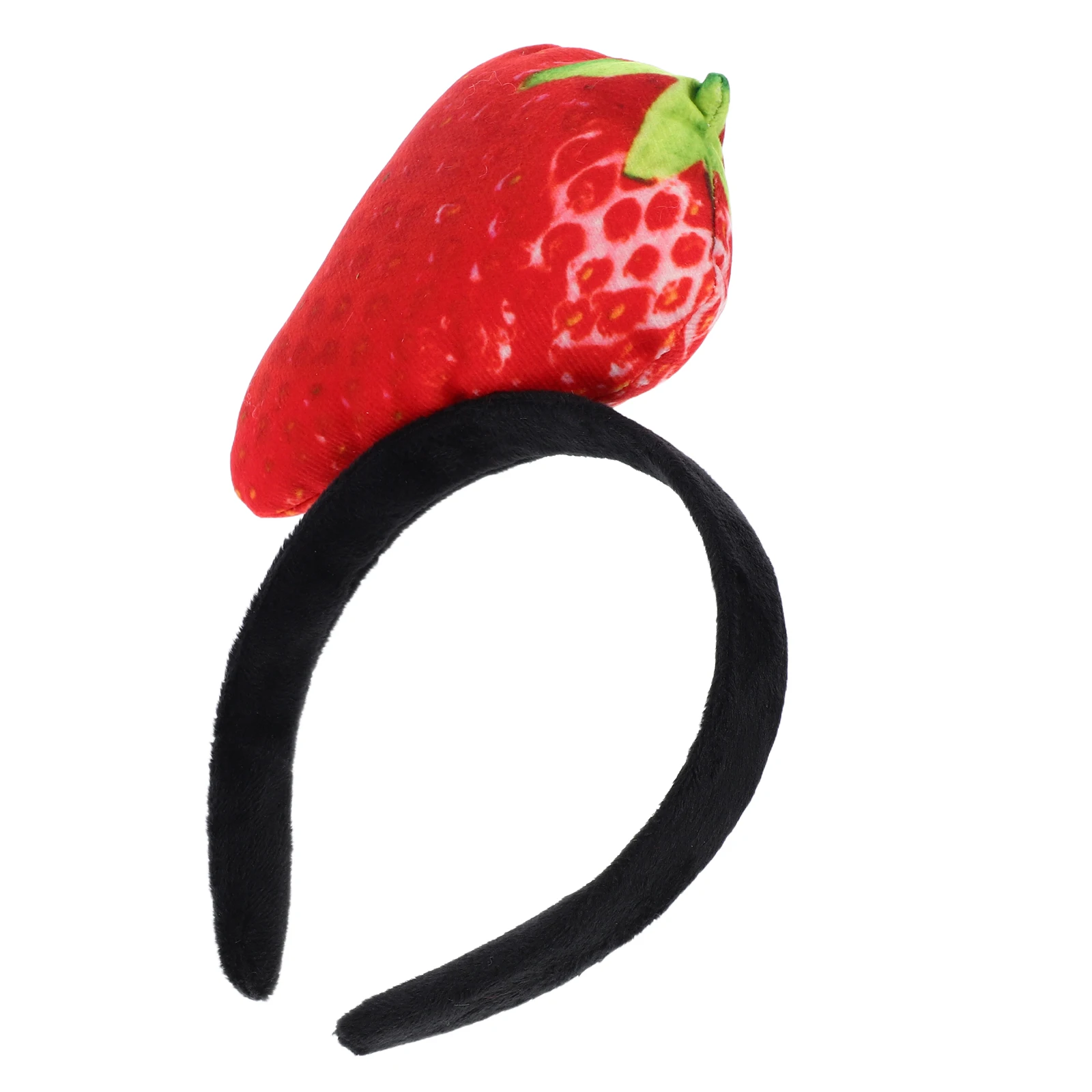 

Strawberry Headband Hair Bands Women Cute Adjustable Size Soft Material Party Photo Prop Birthday Weddings Costume Facial
