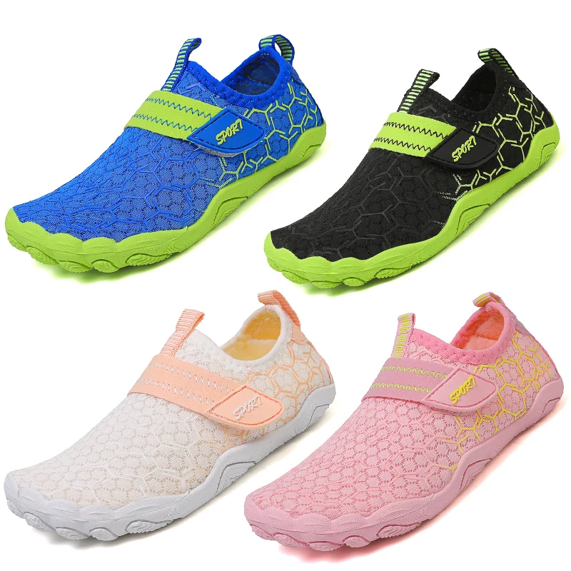 

Kids Water Shoes Quick Dry Non-Slip Boys Girls Beach Shoes Outdoor Wading Swimming Barefoot Aqua Shoes Lightweight Sneakers