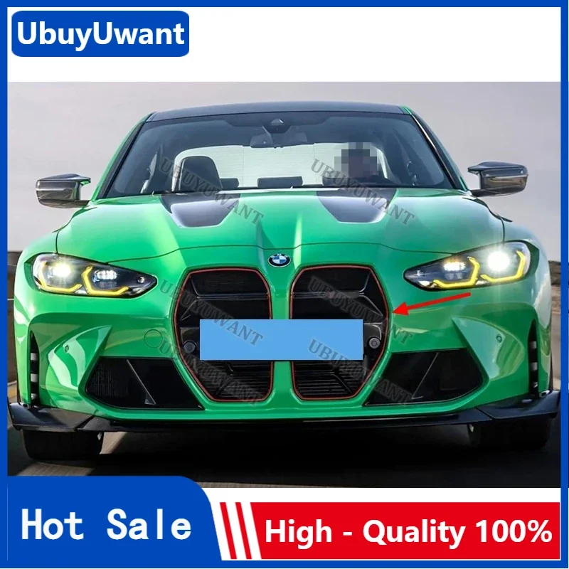

Передняя решетка автомобиля, внешняя запасная часть для BMW G80 M3 G82 G83 M4 2021-23 CSL Style, высокая производительность, простая установка