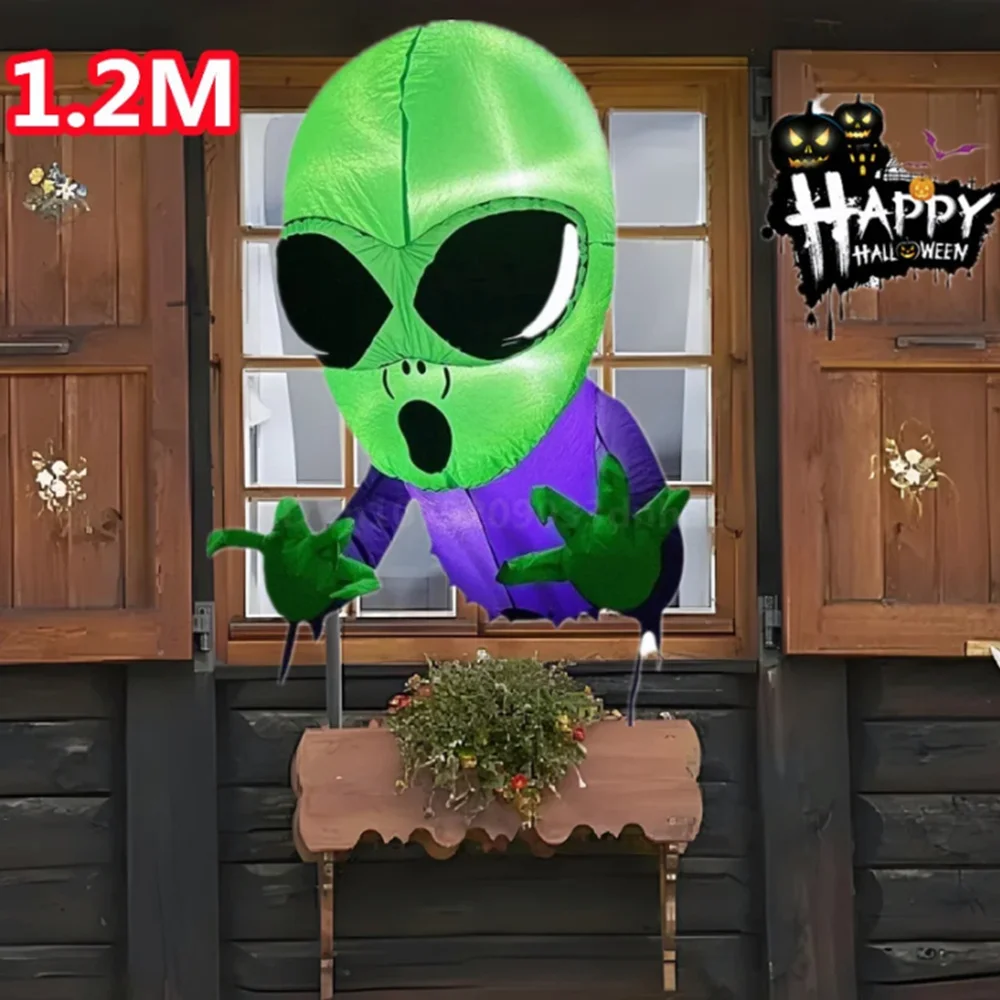 12m-ハロウィン-グリーンヘッドゴースト-インフレータブルおもちゃモデル-ledライト付き-モデル-フェスティバル-屋外装飾-パーティー-ガーデンデコレーション小道具