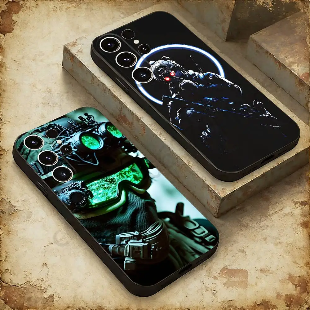 

Cool Army Special F-Forces Phone case For Samsung Galaxy A53,51,72,73,31,30,42 Soft Silicone Black Cover