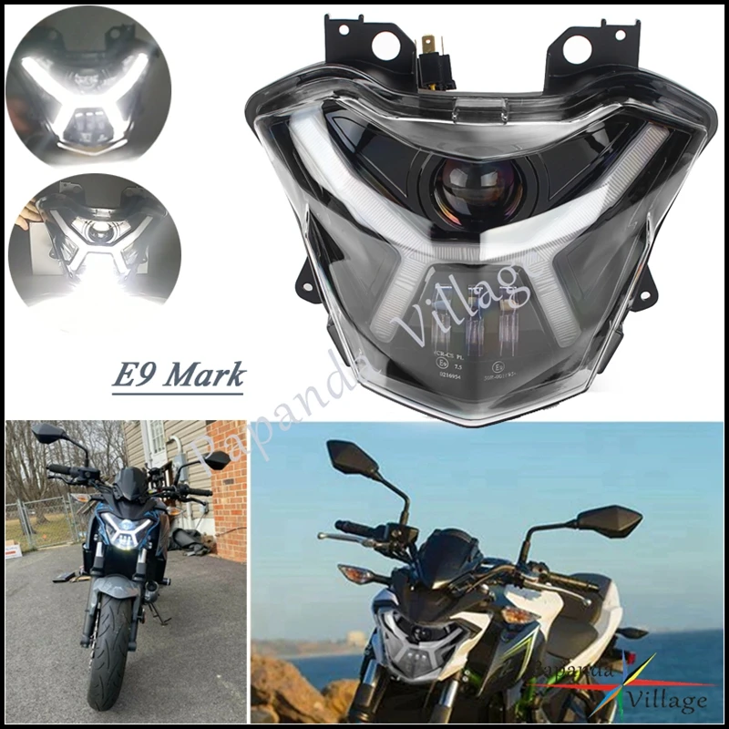 

For KAWASAKI Versys-X 300 ABS Z650 2017-2021 Motorcycle 12V LED Headlight DRL Hi/Lo Beam Front Head Lamp Running Lamp Assembly