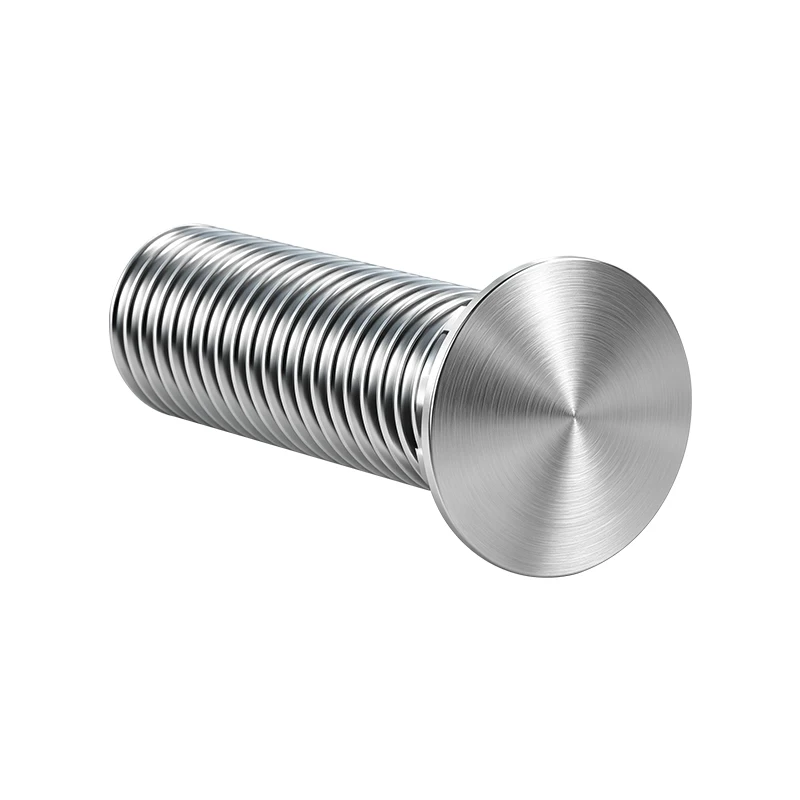 304 Stainless Steel FHS Self-Clinching Threaded Stud M3 M4 M5 M6 M8 Flush Head Clinch Press Fit PEM Sheet Metal Fastener