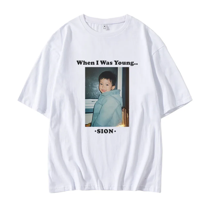NCTWISH Concert When I Was Young. The Same Loose T-shirt for Men and Women, Summer Cotton Short Sleeve Round Neck